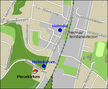 Map of Heimdal