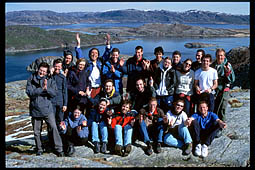 ESN trip to Flatanger. Group photo